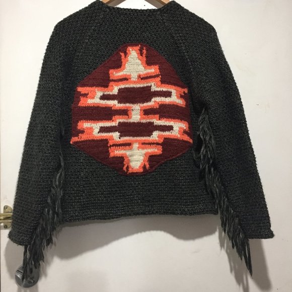 MAISON SCOTCH KNITTED WOOL BLEND SWEATER JACKETS SIZE 1 - Picture 5 of 6